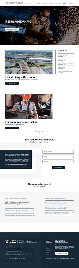 pagina news sileo tecna