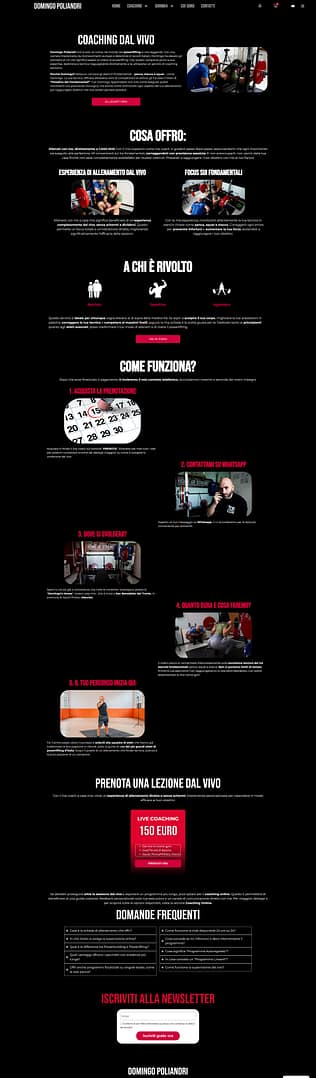 coaching dal vivo domingo poliandri