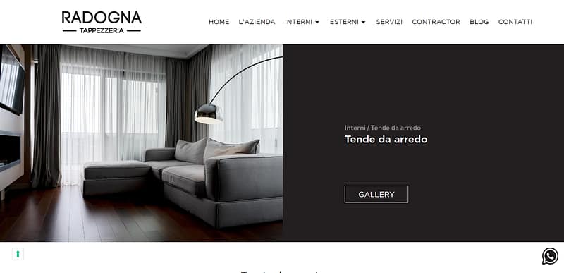 tappezzeria radogna stile