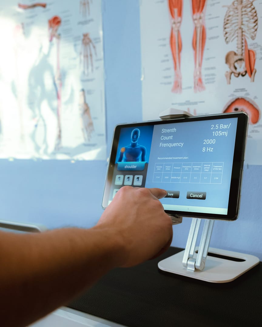 strumentazione per terapia onde d'urto bologna