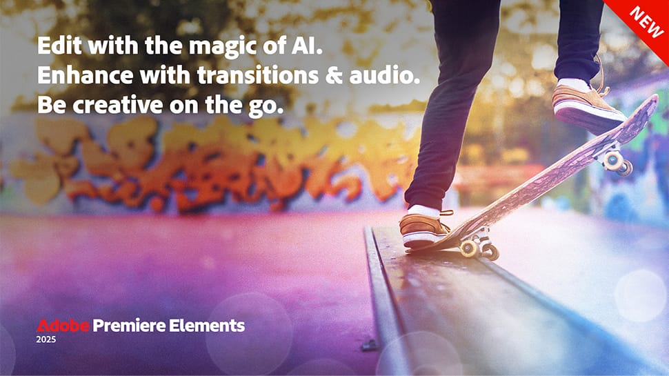 Adobe Premiere Elements 2025 ( win - mac ) 3 anni 2 device